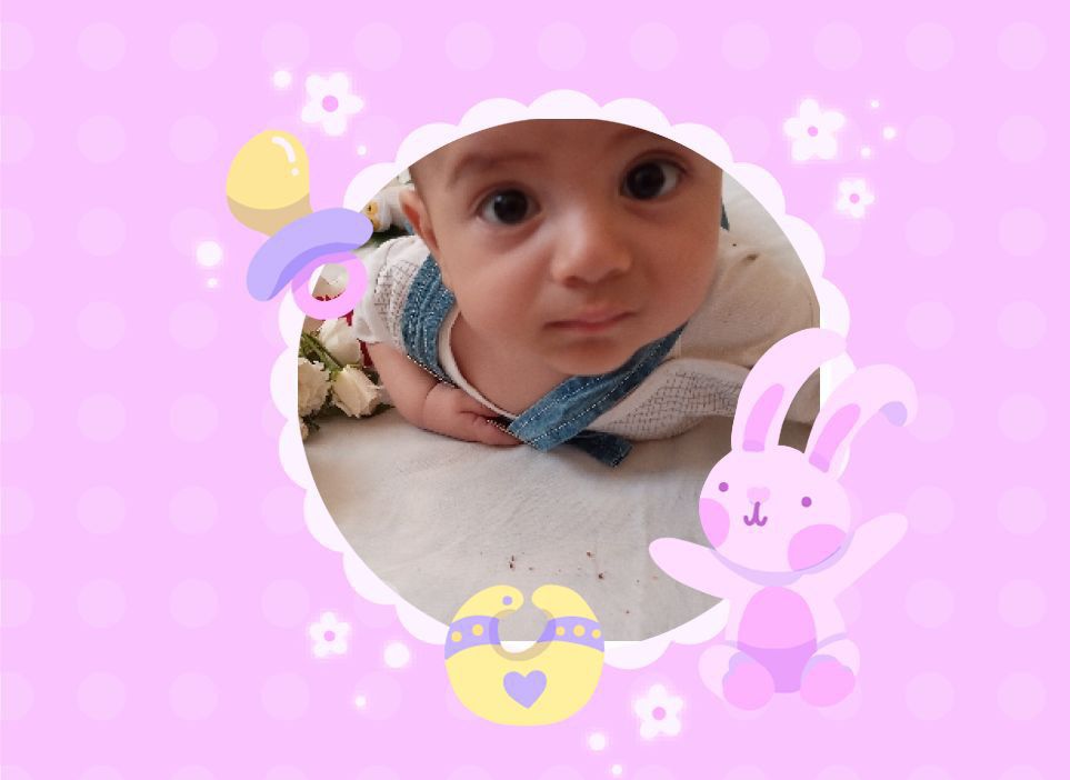 پنج ماهگی نوزاد محمد ماهان قاسمی