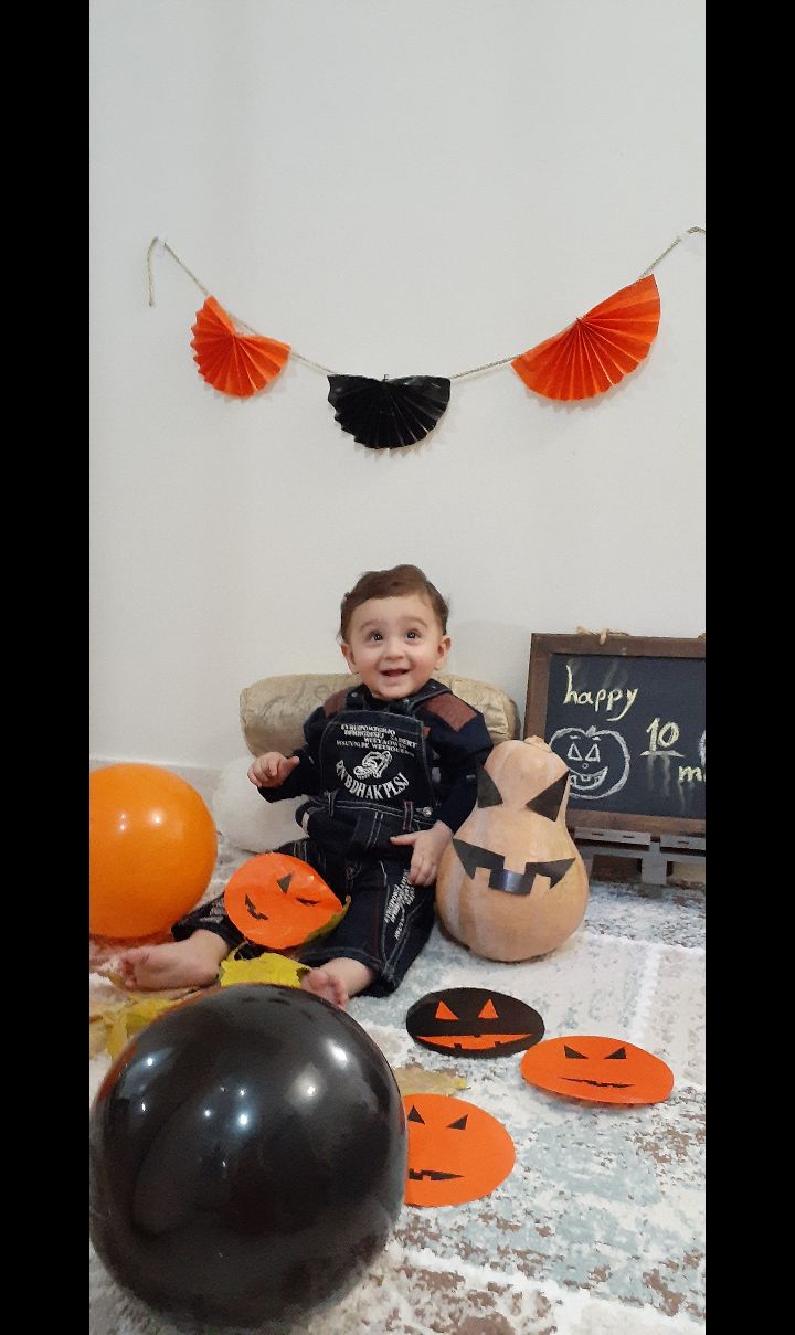 تم عکس پاییزی نوزاد ارمیا جعفرخواه