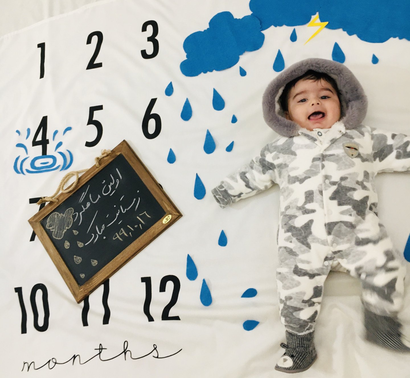 چهار ماهگی نوزاد نويان قليزاده