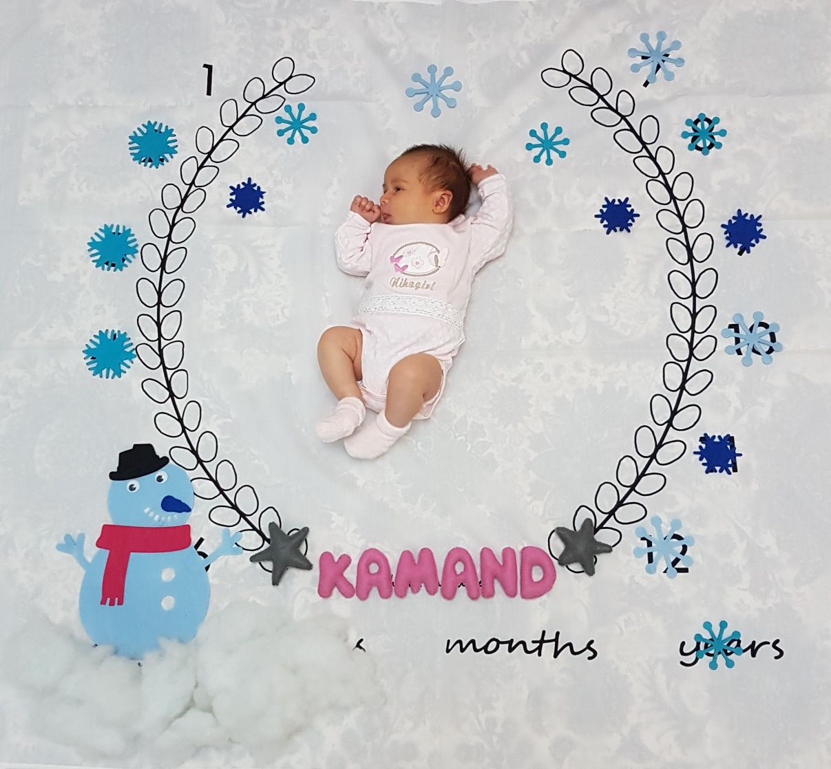 یک ماهگی نوزاد کمند قاسمی