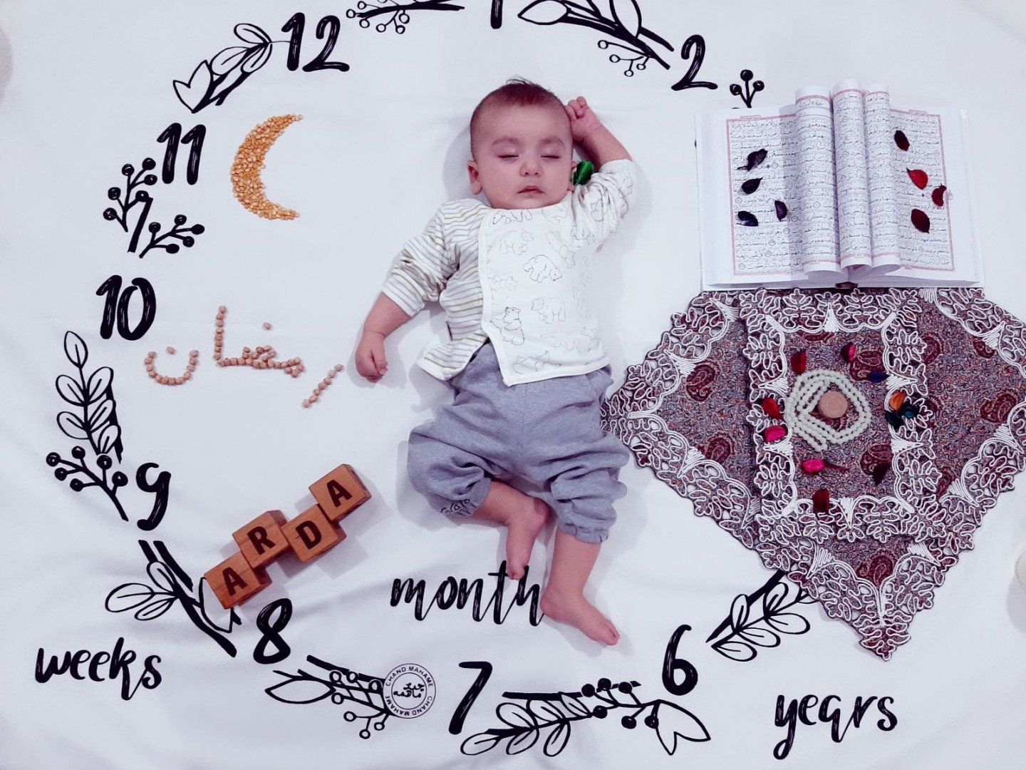 مکعب چوبی حروف لاتین Arda paşam?