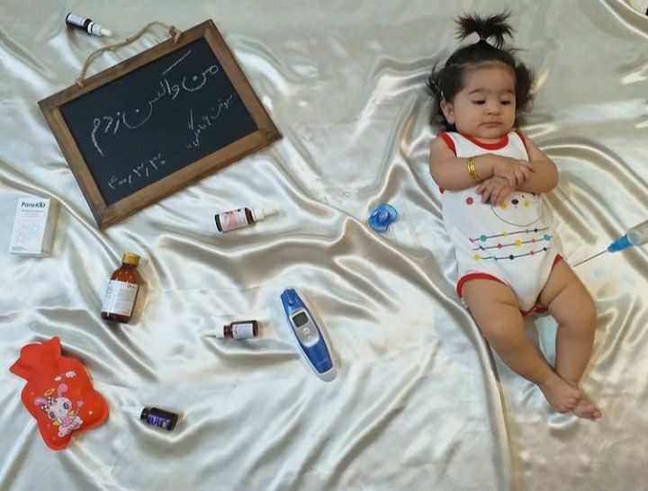 واکسن زدن من النا اکبری