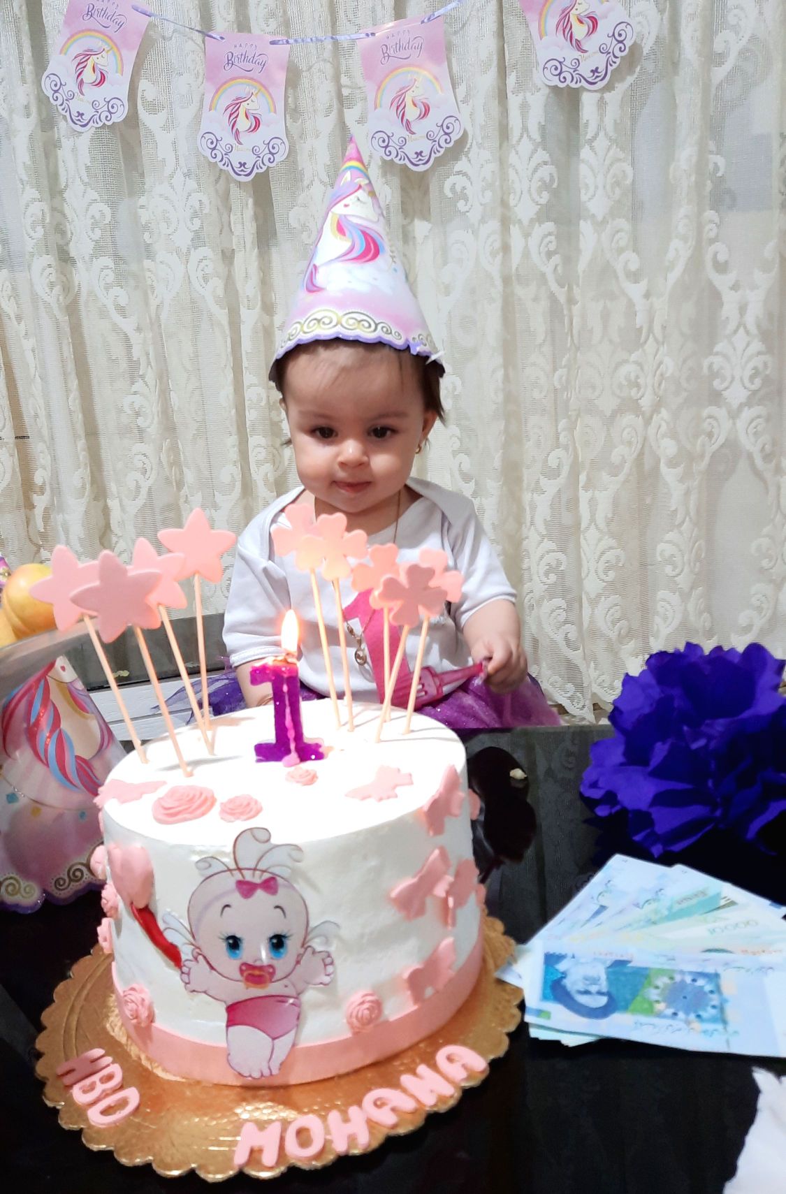 تولد یک سالگی کودک محنا  زین العابدینی