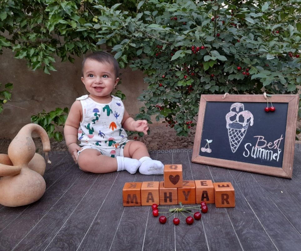 تم عکس تابستانی کودک مهیار