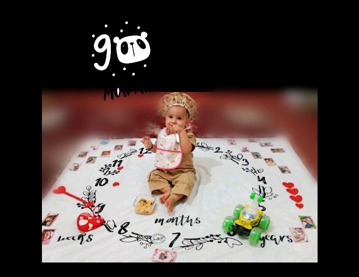 نه ماهگی نوزاد آرادقهفرخی