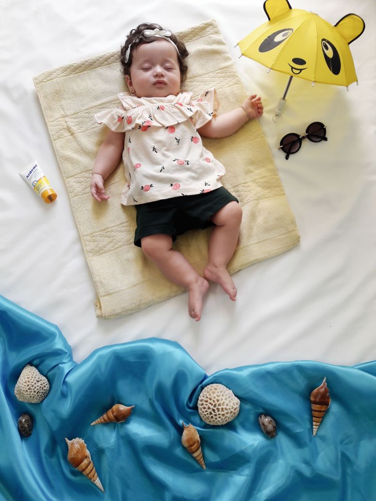 تم عکس تابستانی کودک سوین عطایی