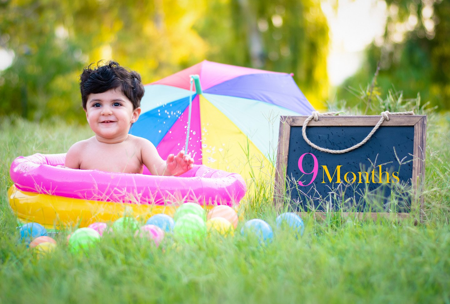 تم عکس تابستانی کودک نوید محسن زاده