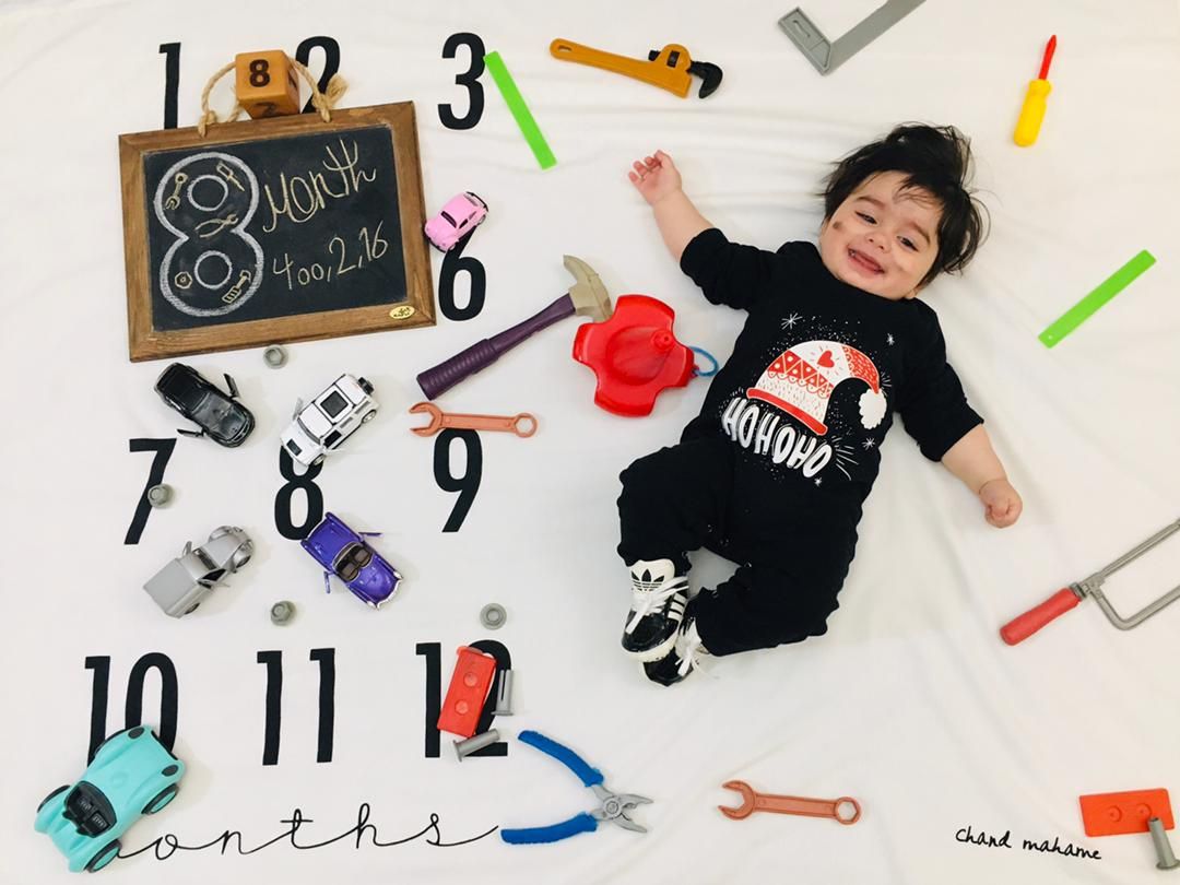 هشت ماهگی نوزاد نویان قلیزاده