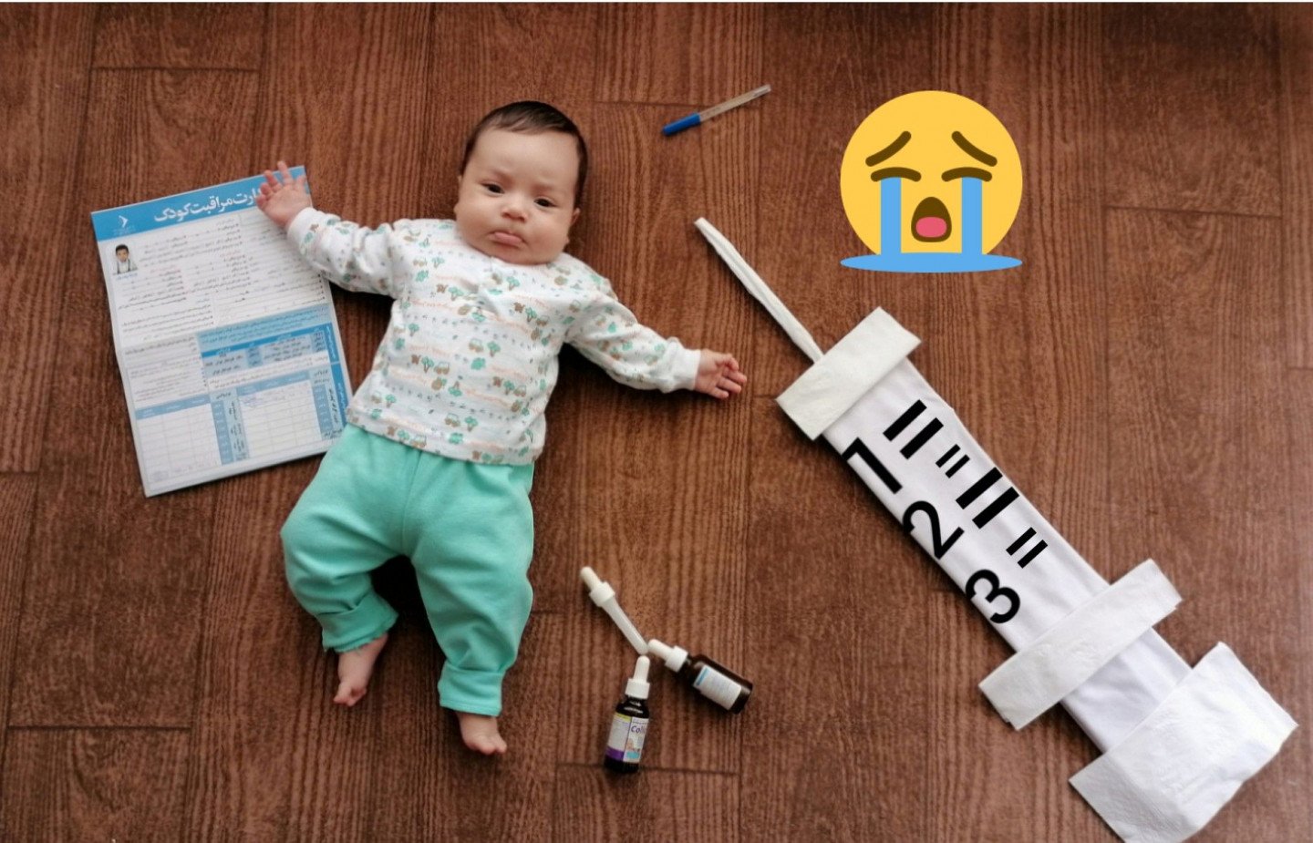 دو ماهگی نوزاد ❤️‌Hossein❤️