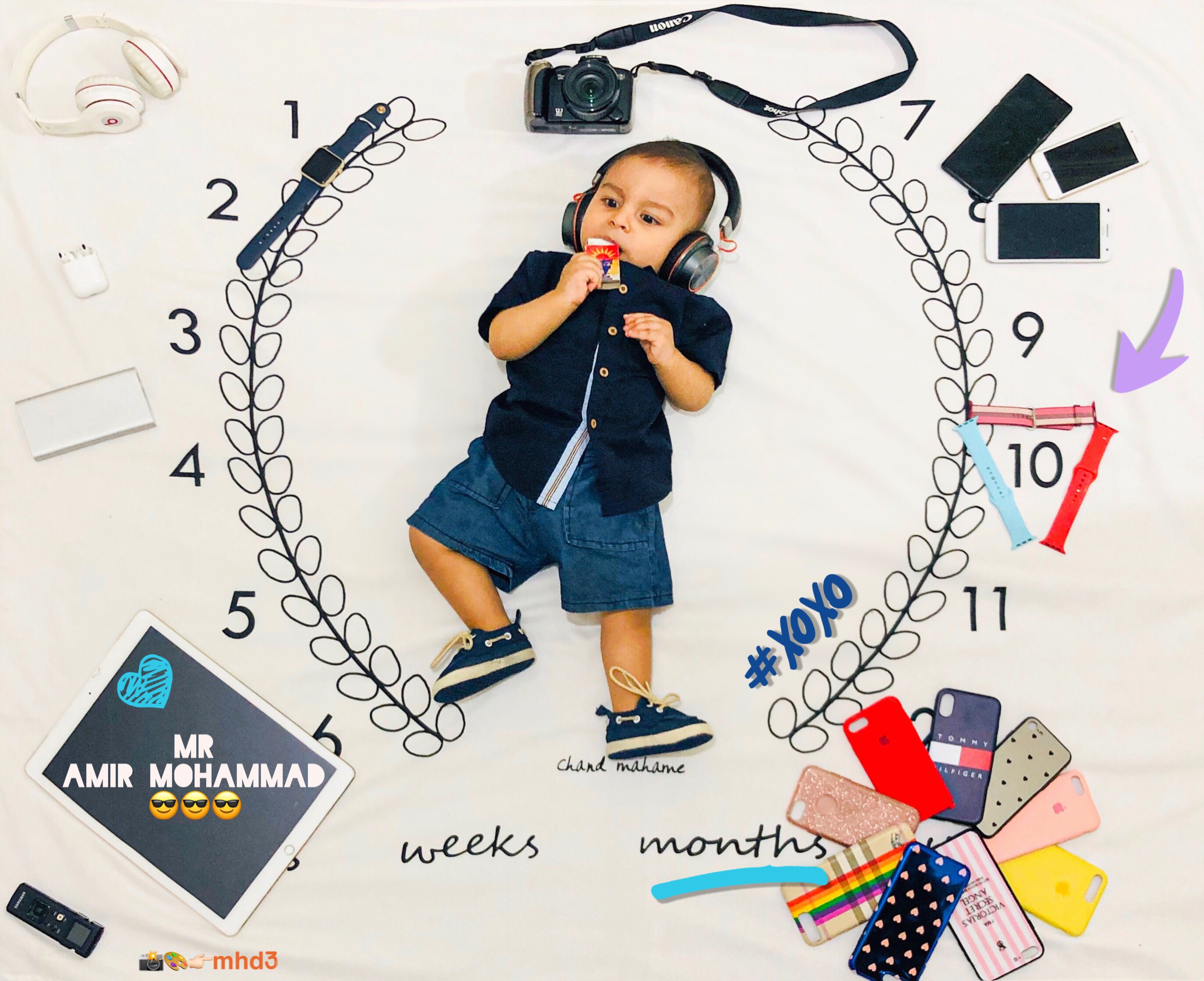 عکس نوزاد پسر امير محمد تاجيك