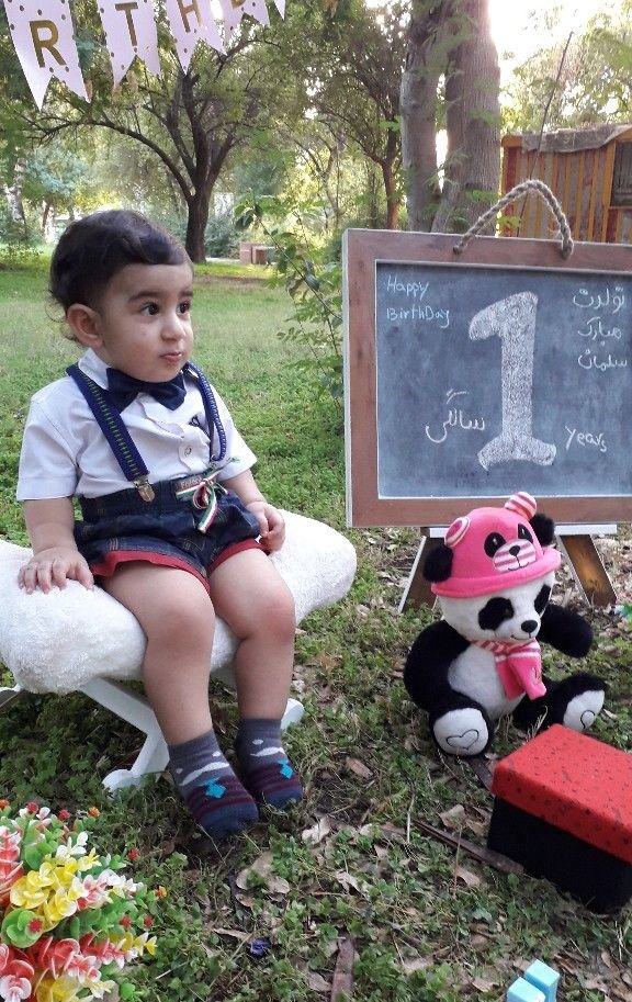 تولد یک سالگی کودک سلمان عبدویس