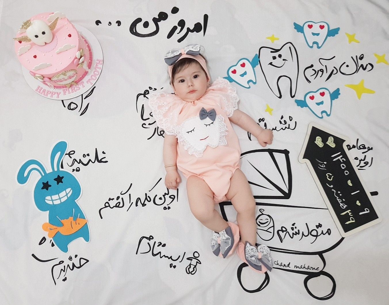 نه ماهگی نوزاد دلسا خدایی❤