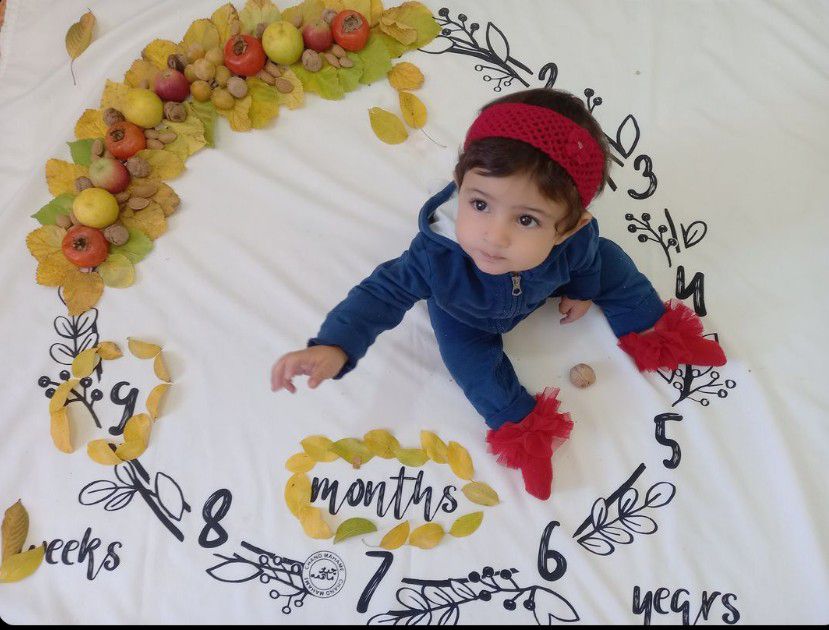 تم عکس پاییزی نوزاد مه یاس