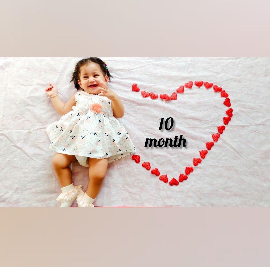 ده ماهگی نوزاد سلین احمدی فرد?❤️