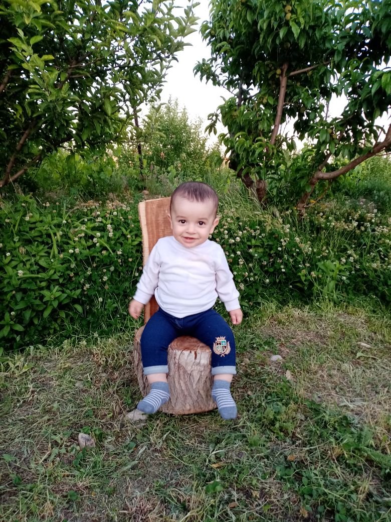 تم عکس تابستانی کودک ماهان کوچولو