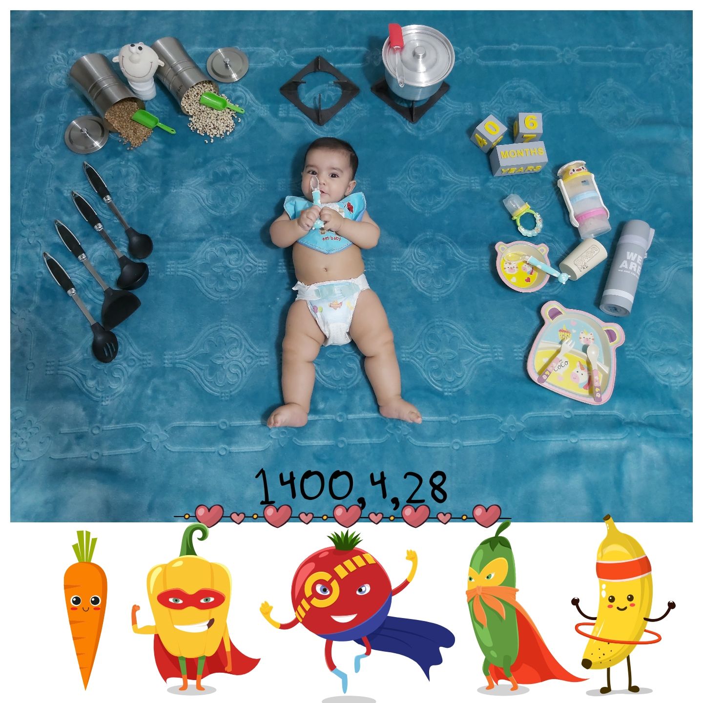 شش ماهگی نوزاد هامین عارفی نسب