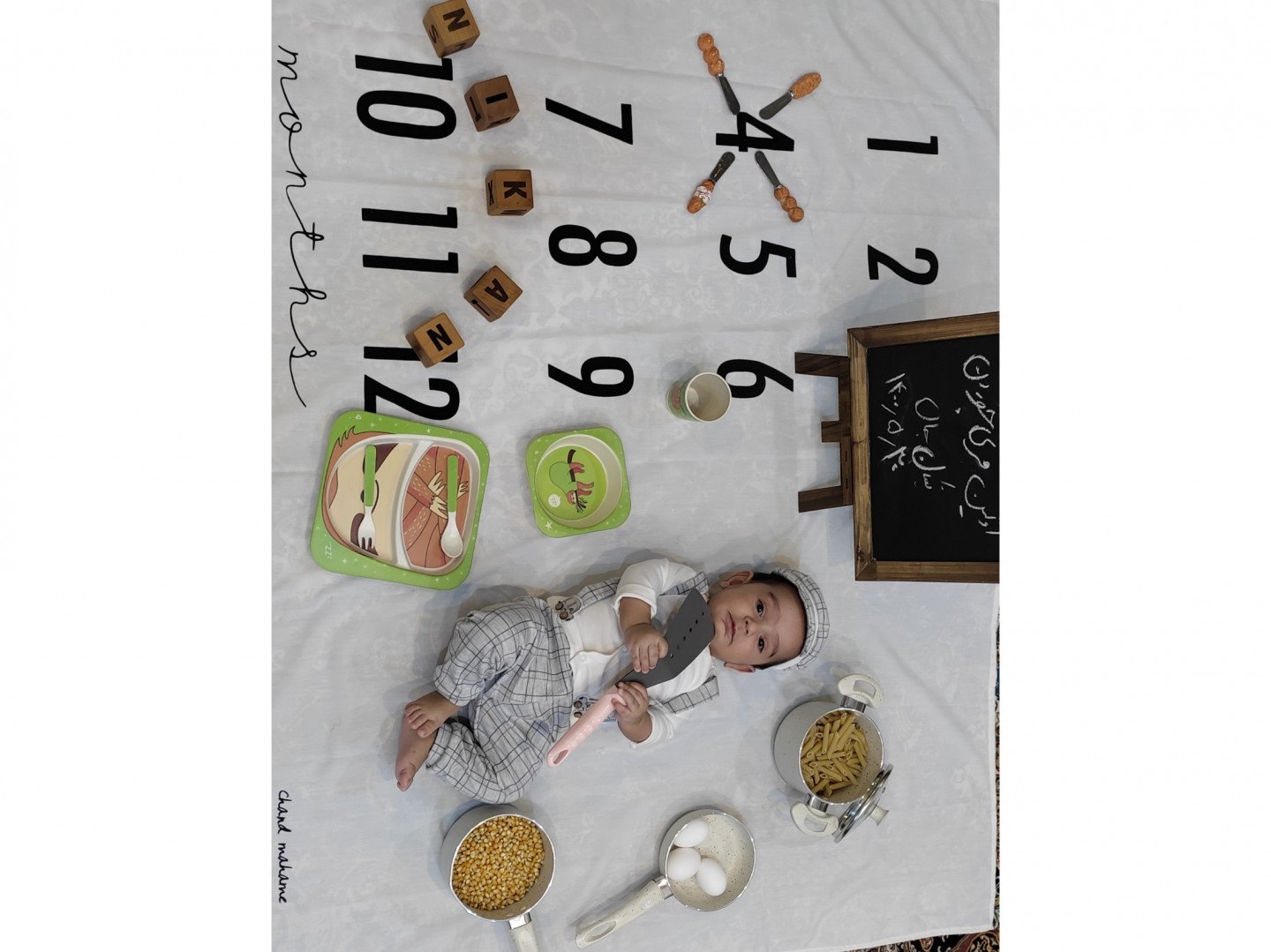 شروع غذای کمکی نیکان نیکوکلام