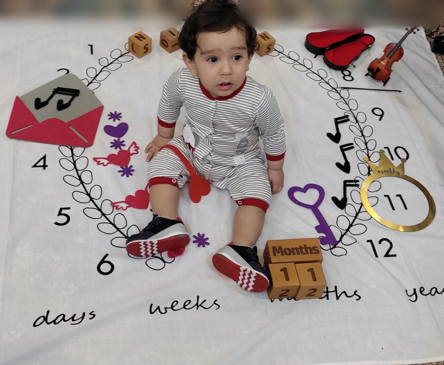 یازده ماهگی نوزاد نیکان نیکوکلام