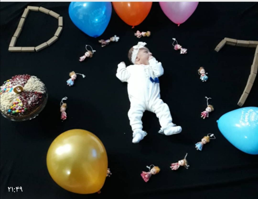 یک ماهگی نوزاد دلساصمیمی