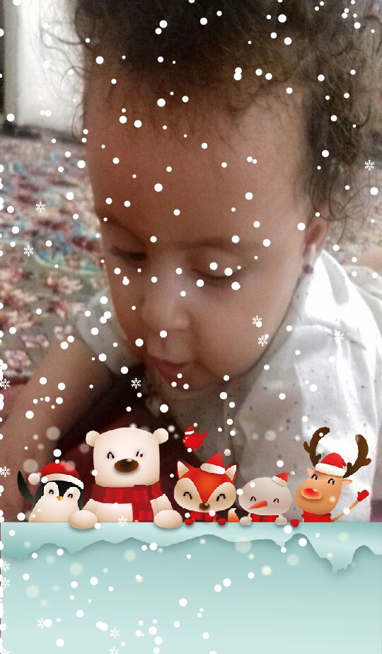 تم عکس زمستانی نوزاد مانلی راحتی