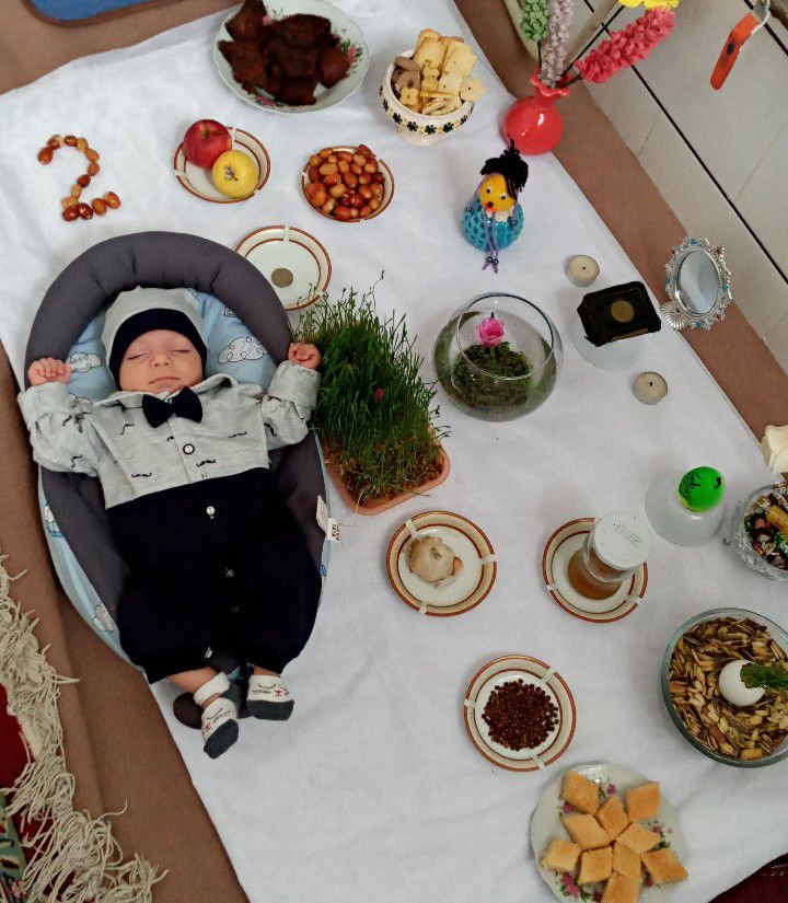 دو ماهگی نوزاد اقا امیرعلی