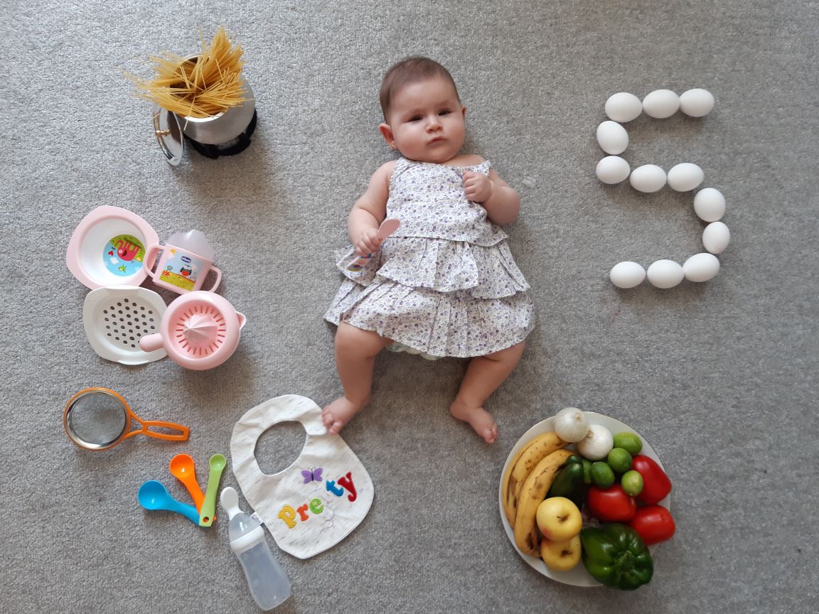 پنج ماهگی نوزاد آوا