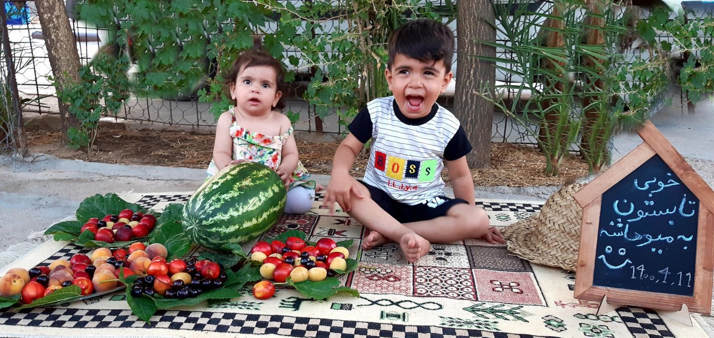 تم عکس تابستانی کودک آیلین پور چگنی