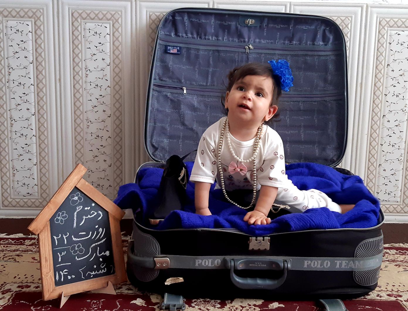 تم عکس بهاری کودک آیلین پور چگنی