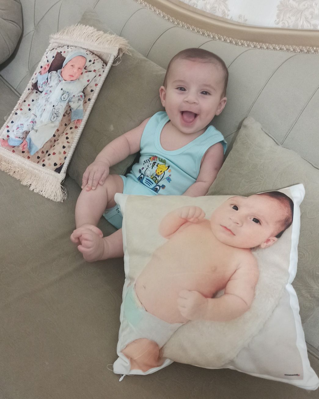 اولین نشستن نوزاد یزدان شبرنگی