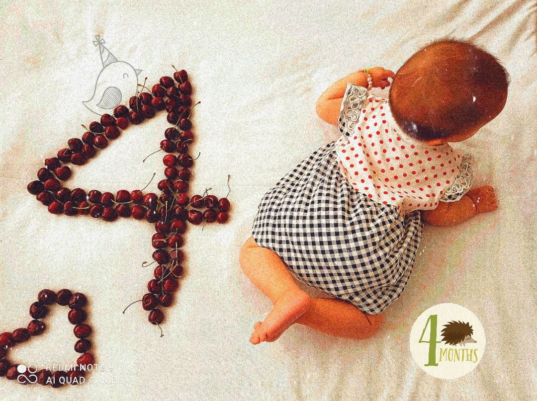 چهار ماهگی نوزاد نگار کمالی?