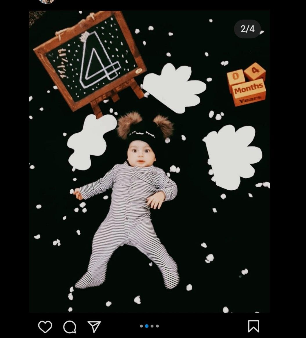 چهار ماهگی نوزاد شاهان نوعپرست