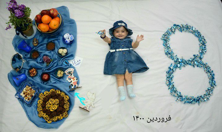 تم عکس بهاری کودک آرمیتا رشیدی