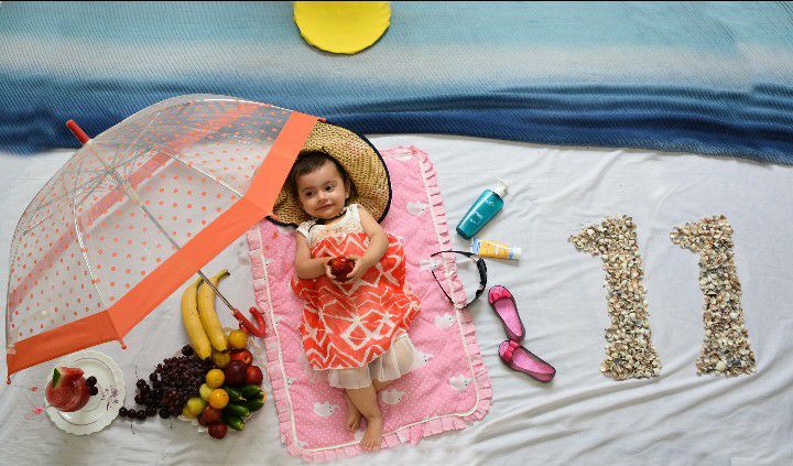 تم عکس تابستانی کودک آرمیتا رشیدی