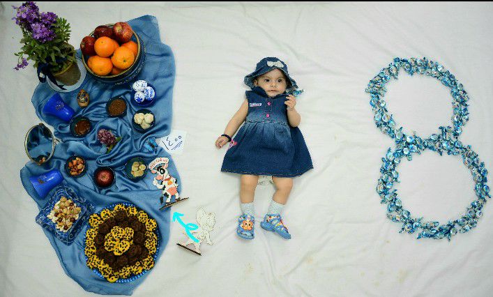 تم عکس بهاری کودک آرمیتا رشیدی