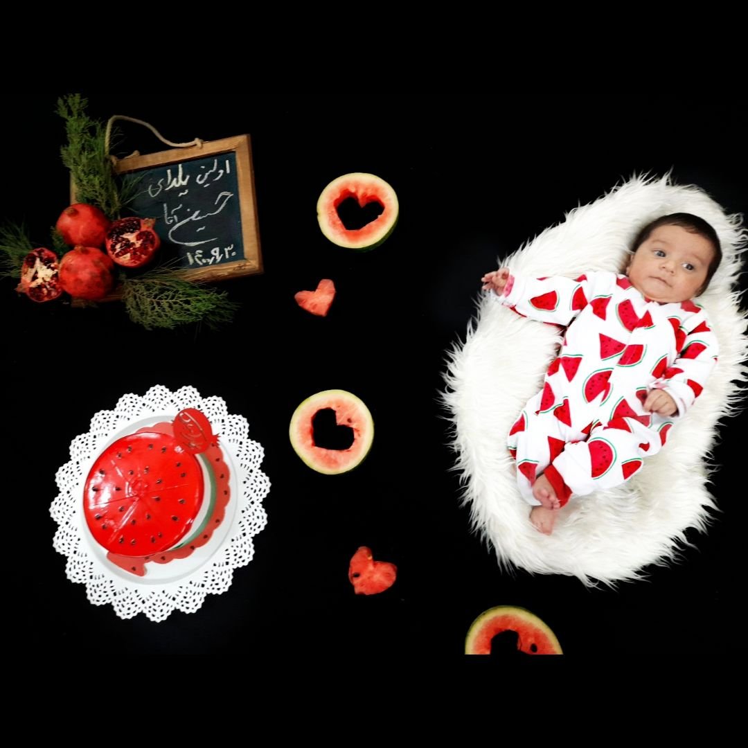 دو ماهگی نوزاد حسین حسینی