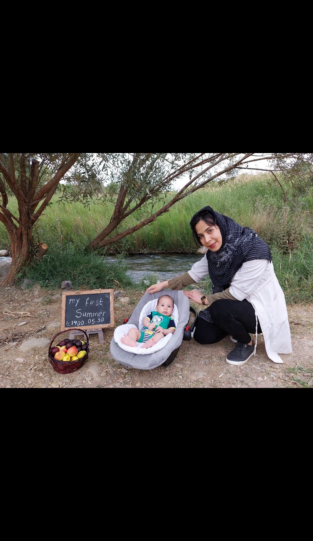 تم عکس تابستانی کودک ماهور اسکندری