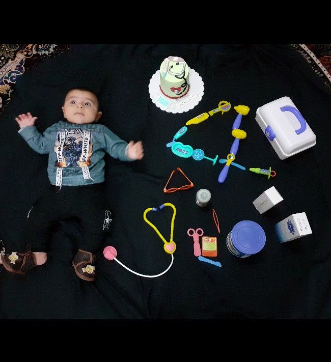 چهار ماهگی نوزاد امیرحافظ یزدی