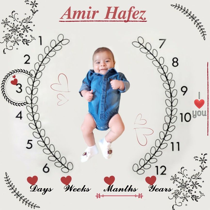 سه ماهگی نوزاد امیرحافظ یزدی