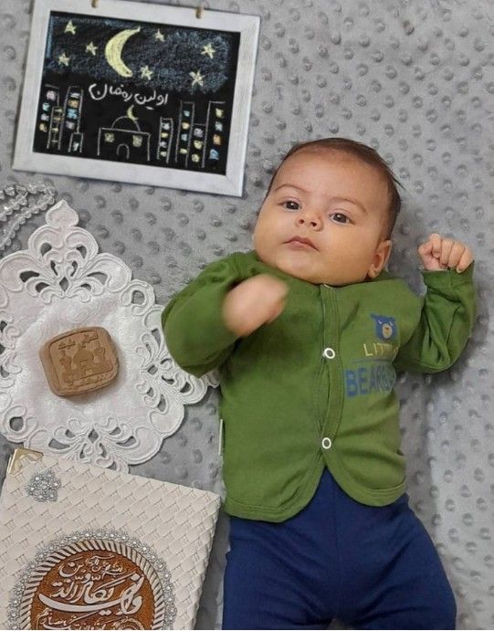 چهار ماهگی نوزاد امیرعلی عرفانی نژاد