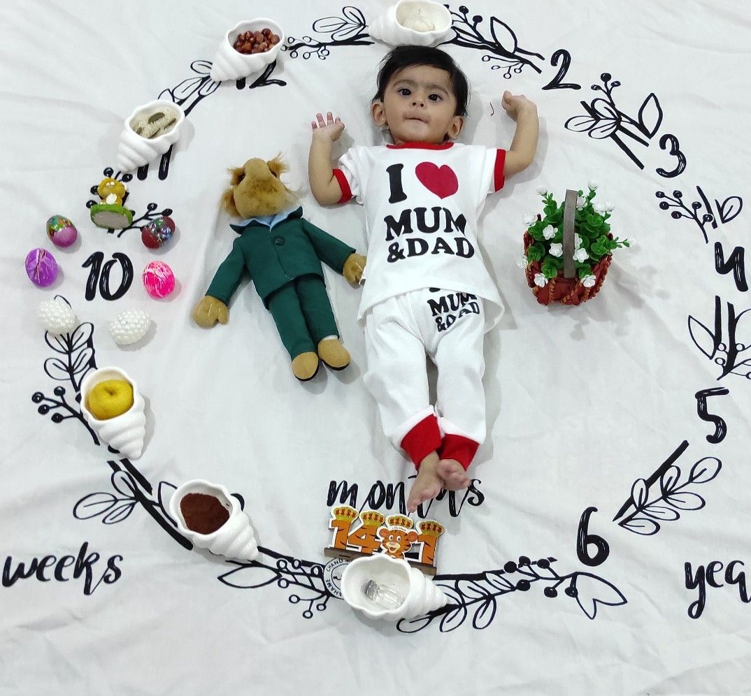 ده ماهگی نوزاد آدرین