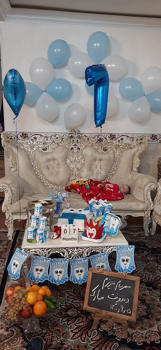 اولین نشستن نوزاد مهرسام گروسی