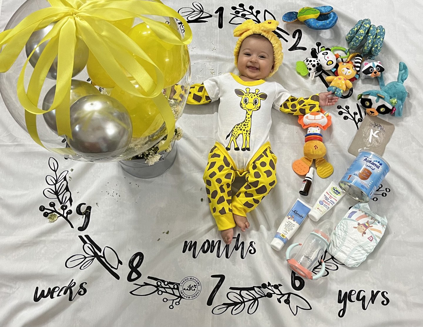 چهار ماهگی نوزاد نیکسا آخوندی