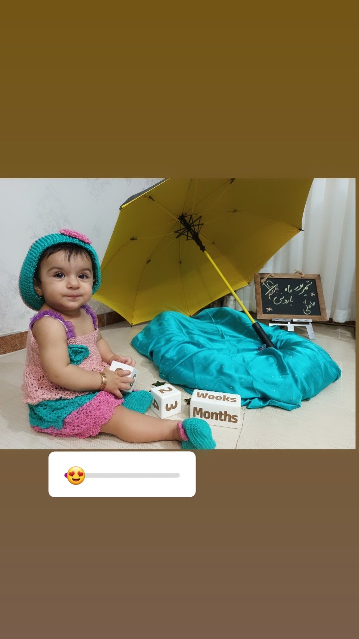 اصلاح موی نوزاد سیده آوینا کریمی