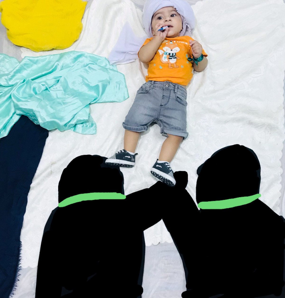 ایستادن نوزاد karen barari