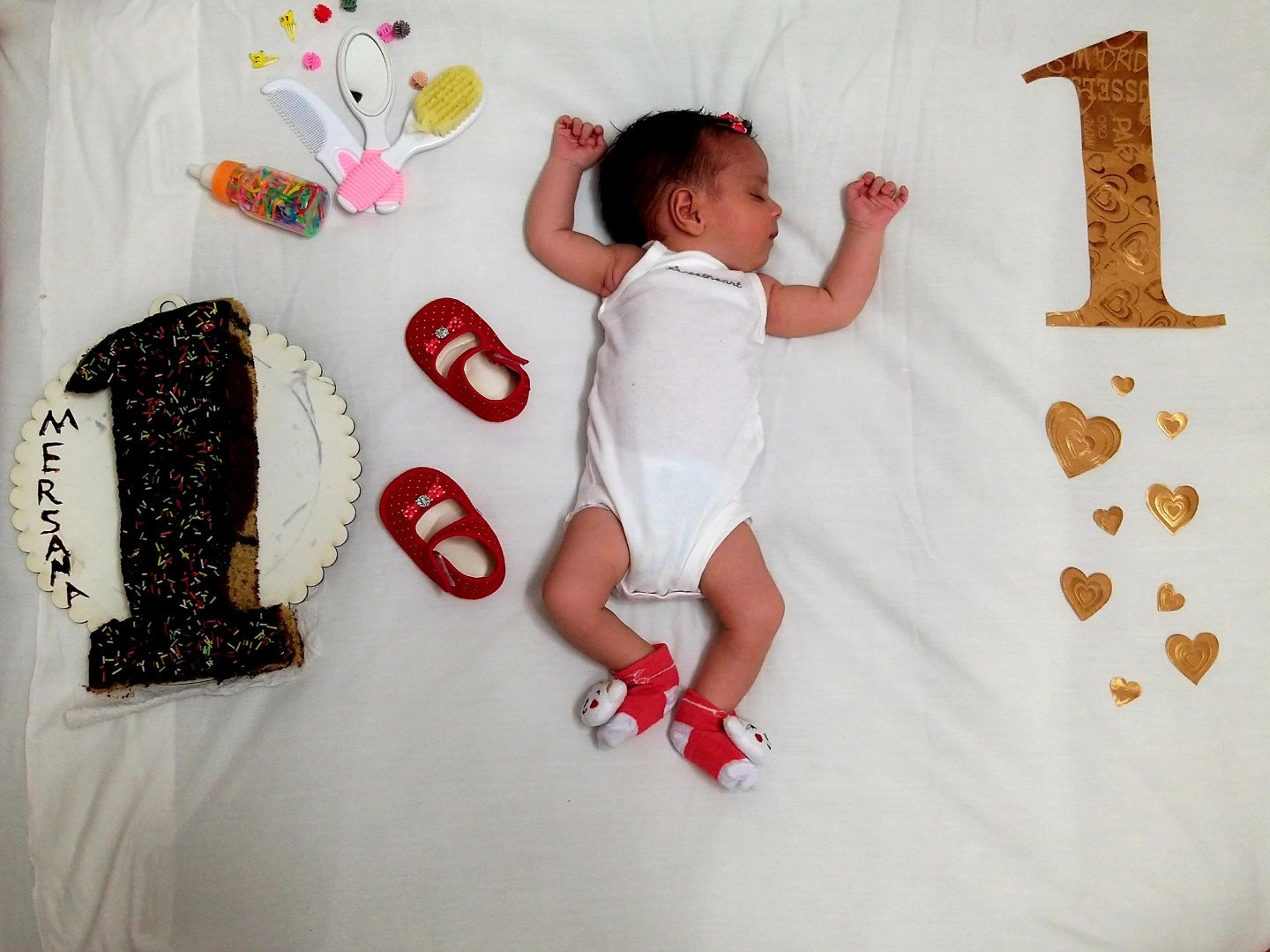 یک ماهگی نوزاد مرسانا