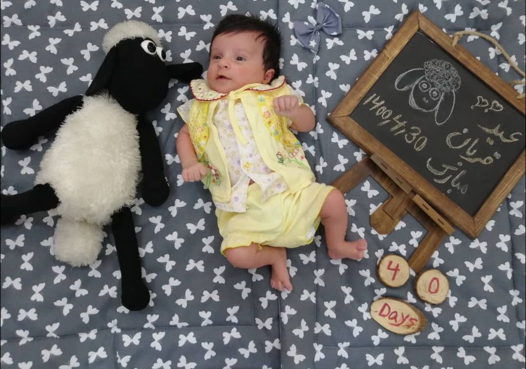 چهل روزگی الینا حبیب زاده