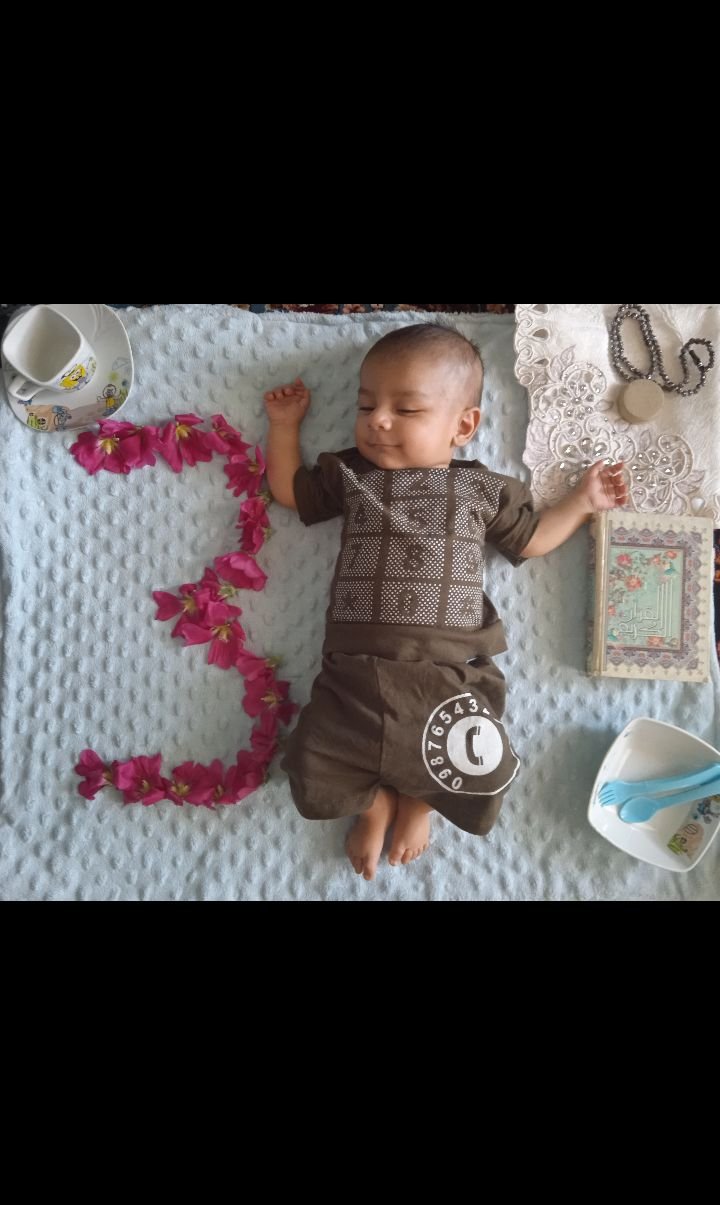 سه ماهگی نوزاد محمدپارسا کریمی فرد