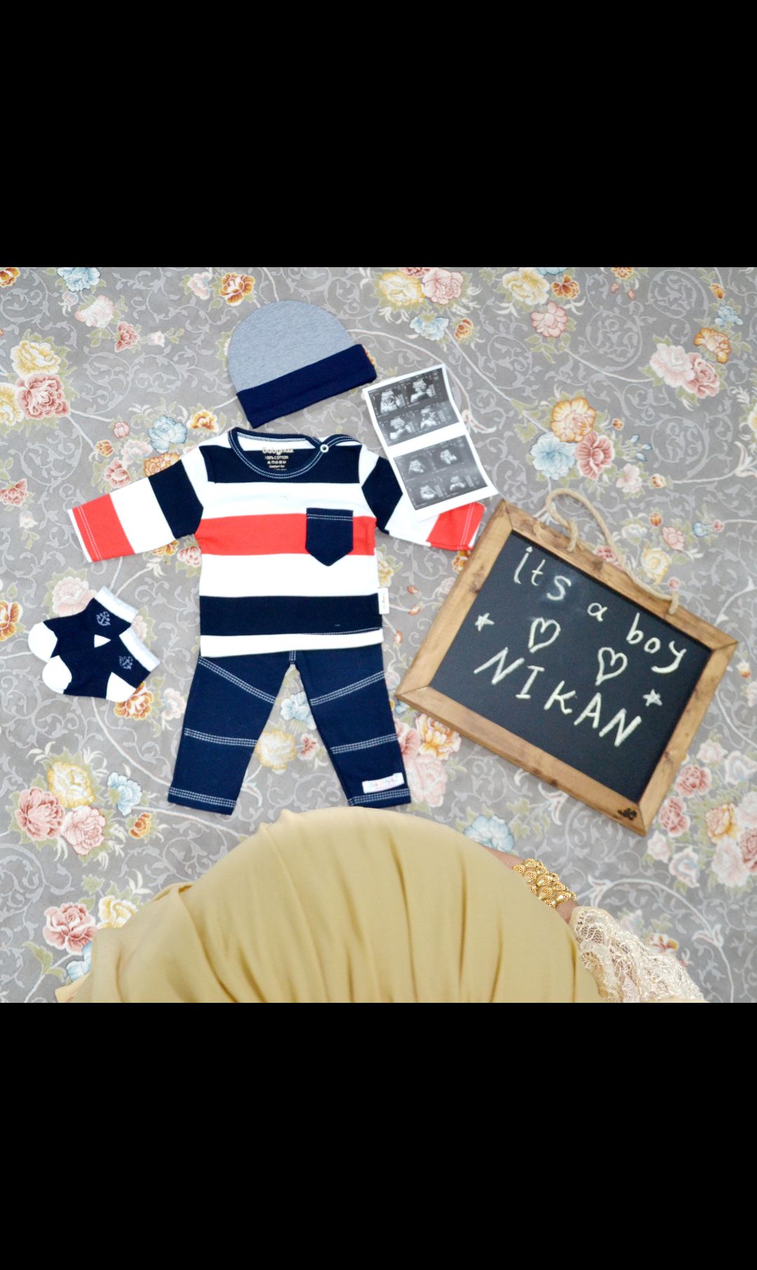 تم عکس پاییزی نوزاد نیکان محمدی