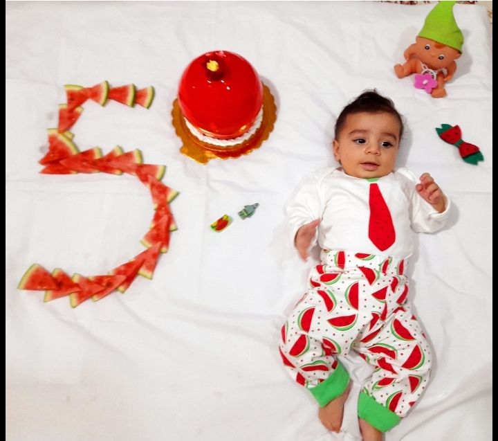 پنج ماهگی نوزاد آریا جون