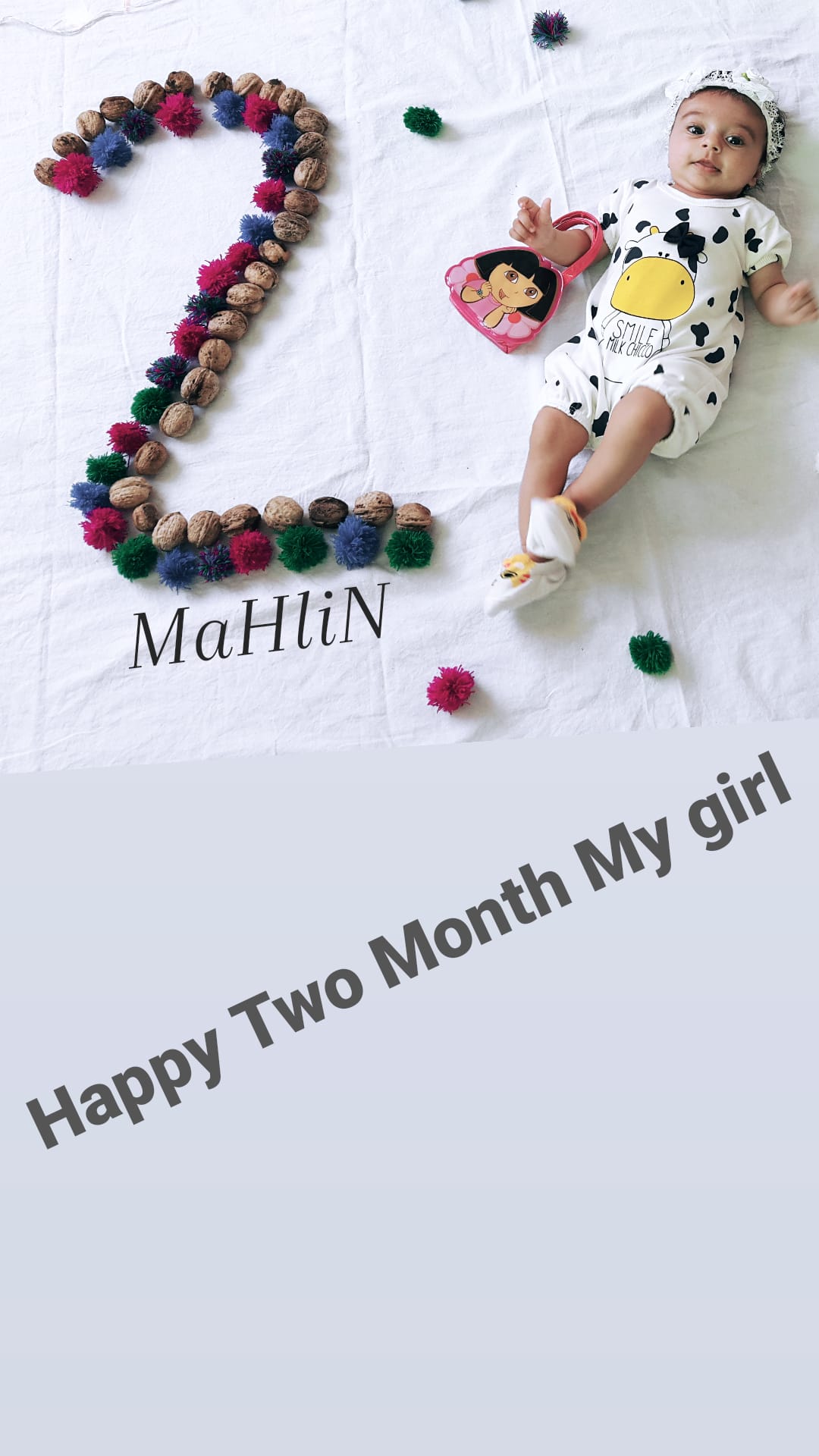 اولین خنده نوزاد ماهلین اقبالی